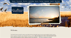 Desktop Screenshot of claybarfuneralhome.com